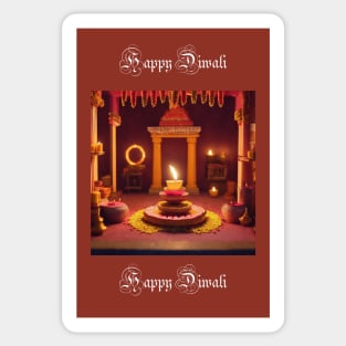 Happy Diwali Card Sticker